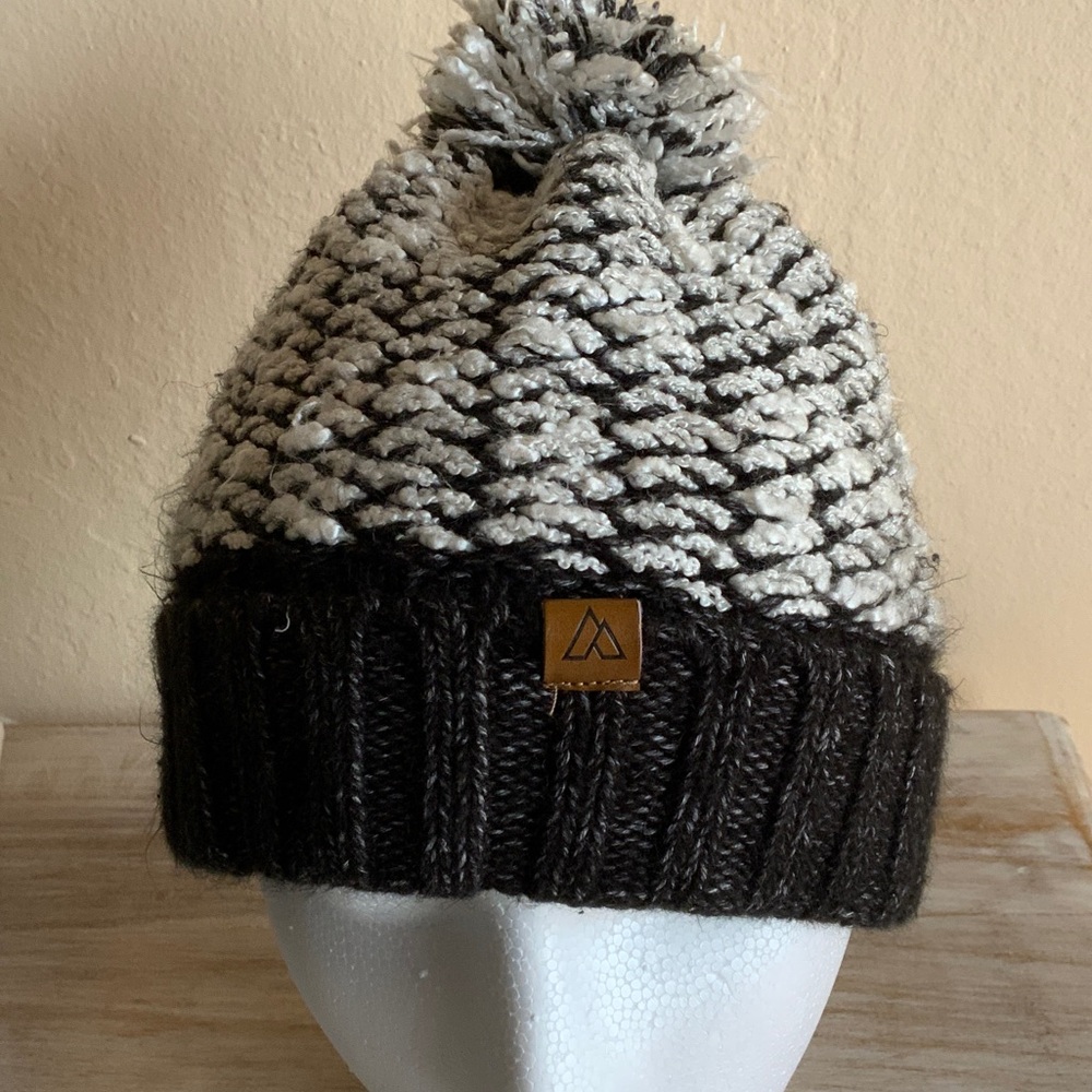 Cozy Black and White Beanie